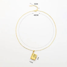 Load image into Gallery viewer, Personalized My Little Star Book Necklace – Adjustable Locket Pendant with Message Inside
