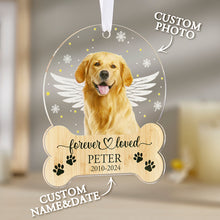 Load image into Gallery viewer, 🎄 Personalized Pet Memorial Ornament – Pet Loss Keepsake Gift for Dog Lovers
