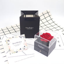 Load image into Gallery viewer, Rose Jewelry Gift Box with Greeting Card and Gift Bag

