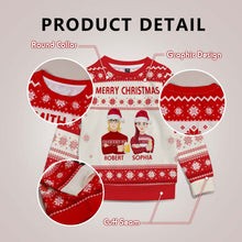 Load image into Gallery viewer, Personalized Christmas Cartoon Ugly Sweater – Unisex Kids Christmas Gift
