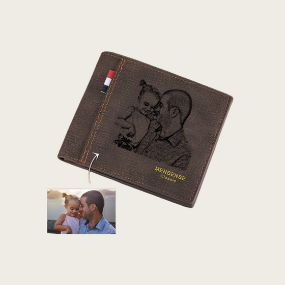 Custom Photo Wallet for Men & Women – Personalized Christmas Gift Idea