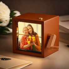 Load image into Gallery viewer, Custom 8 Photos Music Flipbook Frame Animation Machine Detachable Photos Mechanical Hand-cranked Photo Album
