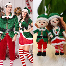 Load image into Gallery viewer, Full Body Custom Crochet Dolls – Personalized Handmade Mini Look-Alike Christmas Gifts
