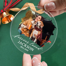 Load image into Gallery viewer, Personalized Memorial Pet Christmas Ornament
