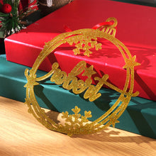 Load image into Gallery viewer, Custom Name Christmas Ornament – Holiday Tree Decoration Gift
