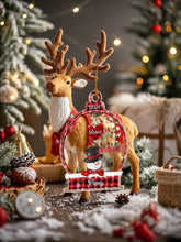 Load image into Gallery viewer, Personalized Snowman Family Name Christmas Ornament – Snowball Gift for Grandma &amp; Grandpa
