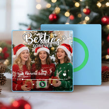 Load image into Gallery viewer, FridgeBeats Framed 4.0 Custom Besties Forever Song Magnet – Personalized Music Fridge Gift for Best Friends
