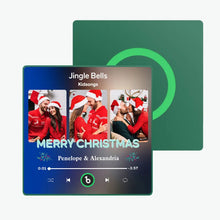 Load image into Gallery viewer, FridgeBeats Framed 4.0 Custom 3 Photos Music Fridge Magnet – Bluetooth Playable Christmas Gift
