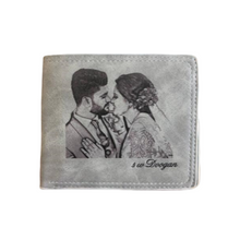 Load image into Gallery viewer, Personalized PU Leather Photo Wallet – Everyday Keepsake
