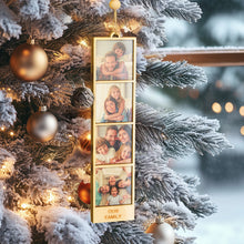 Load image into Gallery viewer, Personalized Photo Wooden Frame Ornament for Christmas Gifts
