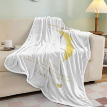 Load image into Gallery viewer, Custom Moon Phase Blanket – Personalized Names Multistyle Background Gift