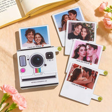 Load image into Gallery viewer, Custom Instant-Style Photo Music Fridge Magnet – Light-Up Songs Gift