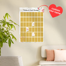 Load image into Gallery viewer, Personalized Scratch-Off Bucket List Poster – Custom Gift for Couple