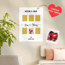 Load image into Gallery viewer, Personalized Scratch-Off Bucket List Poster – Custom Gift for Couple