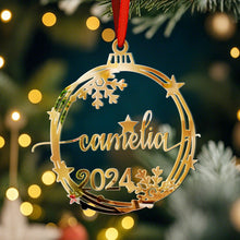 Load image into Gallery viewer, Custom Name Christmas Ornament – Holiday Tree Decoration Gift
