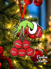 Load image into Gallery viewer, Personalized Family Name Christmas Acrylic Ornament
