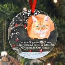 Load image into Gallery viewer, Personalized Memorial Photo Ornament – Christmas Tribute Gift for Family or Friends
