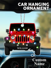 Load image into Gallery viewer, Personalized Acrylic Car Ornament with Name for Christmas Gift
