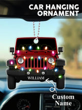 Load image into Gallery viewer, Personalized Acrylic Car Ornament with Name for Christmas Gift
