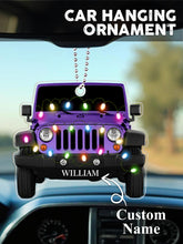 Load image into Gallery viewer, Personalized Acrylic Car Ornament with Name for Christmas Gift
