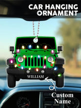 Load image into Gallery viewer, Personalized Acrylic Car Ornament with Name for Christmas Gift
