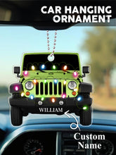 Load image into Gallery viewer, Personalized Acrylic Car Ornament with Name for Christmas Gift
