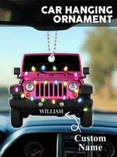 Load image into Gallery viewer, Personalized Acrylic Car Ornament with Name for Christmas Gift
