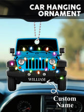 Load image into Gallery viewer, Personalized Acrylic Car Ornament with Name for Christmas Gift

