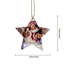 Load image into Gallery viewer, Personalized Photo Christmas Ornament – Custom Family Gift
