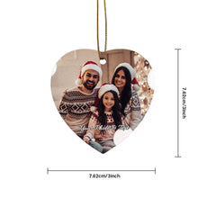 Load image into Gallery viewer, Personalized Photo Christmas Ornament – Custom Family Gift
