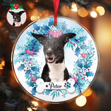 Load image into Gallery viewer, Personalized Pet Photo &amp; Name Acrylic Ornament – Custom Pet Memorial Decoration
