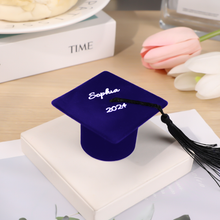 Load image into Gallery viewer, Personalized Graduation Cap Ring Box
