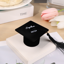 Load image into Gallery viewer, Personalized Graduation Cap Ring Box
