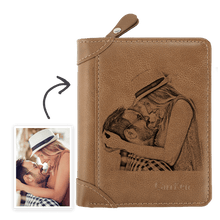 Load image into Gallery viewer, Personalized PU Leather Wallet with Custom Photo
