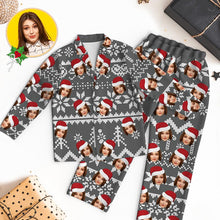 Load image into Gallery viewer, Custom Face Christmas Pajamas – Festive Personalized Sleepwear
