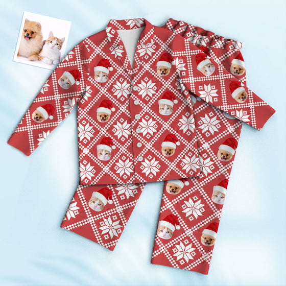 Custom Photo Face Pajamas – Creative Christmas Atmosphere Gifts