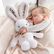 Load image into Gallery viewer, Custom Embroidered Long-Ears Bunny – Personalized Rabbit Plush for Baby Easter Gift
