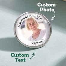 Load image into Gallery viewer, Personalized Memorial Wedding Lapel Pin with Photo
