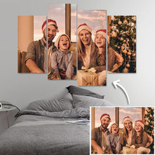 Load image into Gallery viewer, Custom 4-Piece Photo Oil Painting Canvas Wall Art (Frameless)
