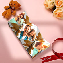 Load image into Gallery viewer, Custom Photo Rubic&#39;s Cube Ring Box Rhombic Gifts
