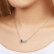 Load image into Gallery viewer, Custom LOVE Picture Projection Necklace – 925 Sterling Silver