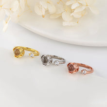 Load image into Gallery viewer, Custom Projection Ring – I Love You in 100 Languages Adjustable Ring
