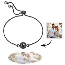 Load image into Gallery viewer, Photo Projection Bracelet – Personalized Adjustable Anniversary Gift for Her