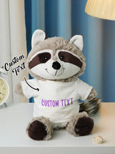 Load image into Gallery viewer, Personalized Animal Plush Stuffed Toy – Baby Birth Announcement Gift
