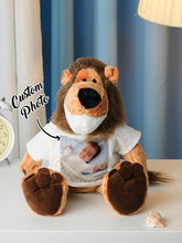 Load image into Gallery viewer, Personalized Animal Plush Stuffed Toy – Baby Birth Announcement Gift

