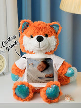 Load image into Gallery viewer, Personalized Animal Plush Stuffed Toy – Baby Birth Announcement Gift
