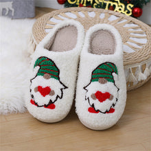Load image into Gallery viewer, Faceless Dwarf Christmas Cotton Slippers – Cozy Holiday Home Shoes
