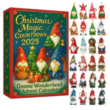 Load image into Gallery viewer, Christmas Gnome Wonderland Advent Calendar – Magical Countdown Gift Box
