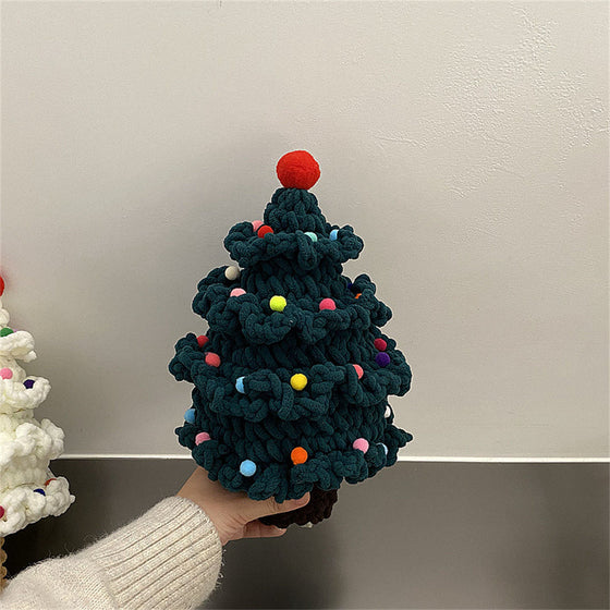 Crochet Christmas Tree Handmade Knitted Ornament – Christmas Day Gift