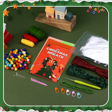 Load image into Gallery viewer, Christmas Wreath DIY Crochet Kit for Beginners –Gift for Adults &amp; Kids
